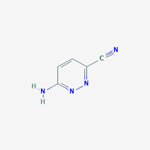 6-aminopyridazine-3-carbonitrile CAS 340759-46-8