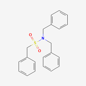 N,N-dibenzyl-1-phenylmethanesulfonamide CAS 346727-34-2