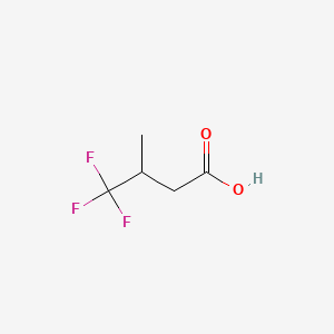 4,4,4-trifluoro-3-methylbutanoic acid CAS 348-75-4