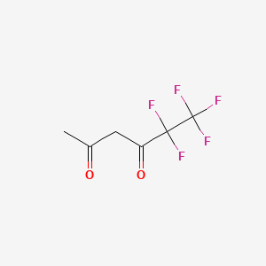 5,5,6,6,6-pentafluorohexane-2,4-dione CAS 356-40-1