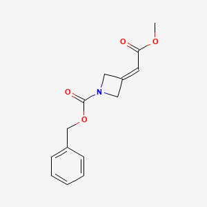 benzyl 3-(2-methoxy-2-oxoethylidene)azetidine-1-carboxylate CAS 362704-72-1