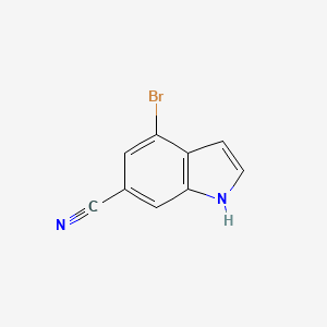 4-bromo-1H-indole-6-carbonitrile CAS 374633-29-1