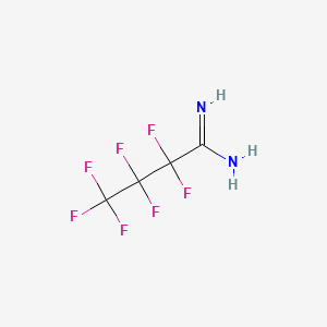 2,2,3,3,4,4,4-heptafluorobutanimidamide CAS 375-19-9