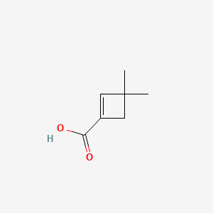 3,3-dimethylcyclobutene-1-carboxylic acid CAS 37676-90-7