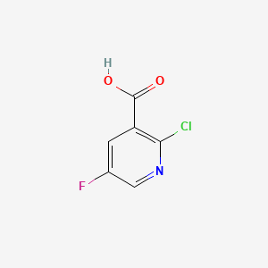 2-chloro-5-fluoropyridine-3-carboxylic acid CAS 38186-88-8