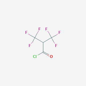 3,3,3-trifluoro-2-(trifluoromethyl)propanoyl chloride CAS 382-19-4