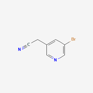2-(5-bromo-3-pyridinyl)acetonitrile CAS 39891-08-2