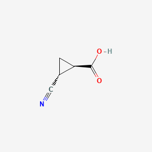 cis-(1R,2R)-2-cyanocyclopropane-1-carboxylic acid CAS 39891-82-2