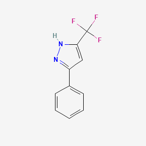 3-phenyl-5-(trifluoromethyl)-1H-pyrazole CAS 4027-54-7