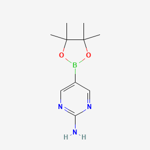 5-(4,4,5,5-tetramethyl-1,3,2-dioxaborolan-2-yl)pyrimidin-2-amine CAS 402960-38-7