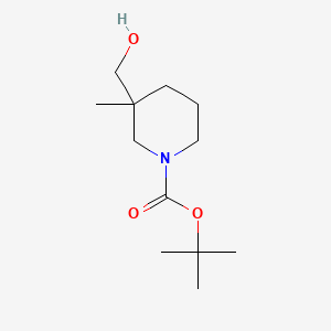 tert-butyl 3-(hydroxymethyl)-3-methylpiperidine-1-carboxylate CAS 406212-48-4