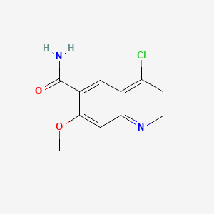 4-chloro-7-methoxyquinoline-6-carboxamide CAS 417721-36-9