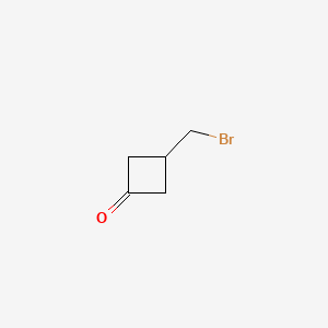 3-(bromomethyl)cyclobutan-1-one CAS 463961-43-5