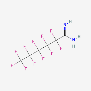 2,2,3,3,4,4,5,5,6,6,6-undecafluorohexanimidamide CAS 464-21-1