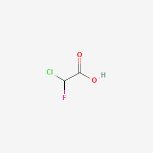 2-chloro-2-fluoroacetic acid CAS 471-44-3