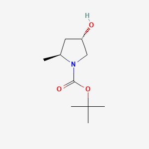 tert-butyl (2S,4S)-4-hydroxy-2-methylpyrrolidine-1-carboxylate CAS 477293-60-0