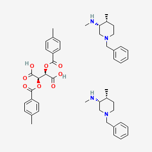 bis((3R,4R)-1-benzyl-N,4-dimethylpiperidin-3-amine);(2R,3R)-2,3-bis[(4-methylbenzoyl)oxy]butanedioic acid CAS 477600-71-8