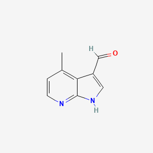 4-methyl-1H-pyrrolo[2,3-b]pyridine-3-carbaldehyde CAS 4894-34-2