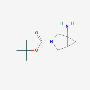tert-butyl 1-amino-3-azabicyclo[3.1.0]hexane-3-carboxylate CAS 489438-95-1