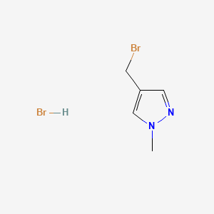 4-(bromomethyl)-1-methylpyrazole;hydrobromide CAS 528878-44-6