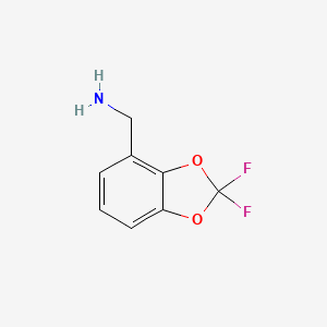 (2,2-difluoro-1,3-benzodioxol-4-yl)methanamine CAS 531508-46-0