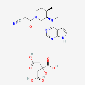 2-hydroxypropane-1,2,3-tricarboxylic acid;3-[(3R,4R)-4-methyl-3-[methyl(7H-pyrrolo[2,3-d]pyrimidin-4-yl)amino]piperidin-1-yl]-3-oxopropanenitrile CAS 540737-29-9