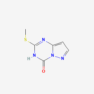 2-methylsulfanyl-3H-pyrazolo[1,5-a][1,3,5]triazin-4-one CAS 54346-18-8