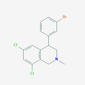 4-(3-bromophenyl)-6,8-dichloro-2-methyl-3,4-dihydro-1H-isoquinoline CAS 543737-10-6