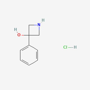 3-phenylazetidin-3-ol;hydrochloride CAS 550370-15-5