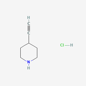 4-ethynylpiperidine;hydrochloride CAS 550378-30-8