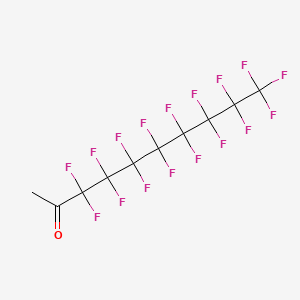 3,3,4,4,5,5,6,6,7,7,8,8,9,9,10,10,10-heptadecafluorodecan-2-one CAS 55118-65-5