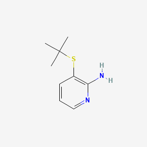 3-tert-butylsulfanylpyridin-2-amine CAS 551950-47-1