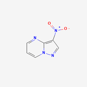 3-nitropyrazolo[1,5-a]pyrimidine CAS 55405-64-6