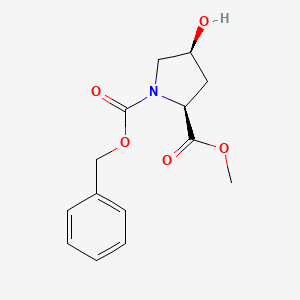1-O-benzyl 2-O-methyl (2S,4S)-4-hydroxypyrrolidine-1,2-dicarboxylate CAS 57653-35-7