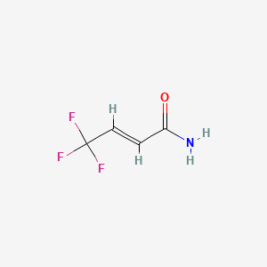 (E)-4,4,4-trifluorobut-2-enamide CAS 590-76-1