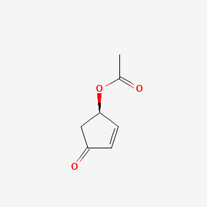 [(1R)-4-oxocyclopent-2-en-1-yl] acetate CAS 59995-48-1
