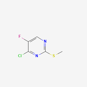 4-chloro-5-fluoro-2-methylsulfanylpyrimidine CAS 6096-45-3