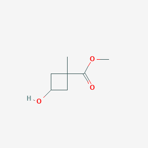 methyl 3-hydroxy-1-methylcyclobutane-1-carboxylate CAS 626238-08-2