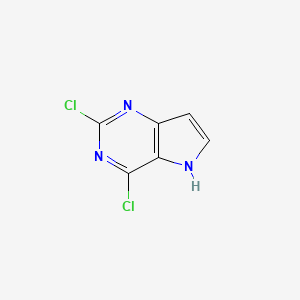 2,4-dichloro-5H-pyrrolo[3,2-d]pyrimidine CAS 63200-54-4