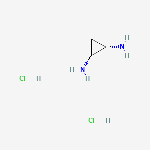 cis-(1R,2S)-cyclopropane-1,2-diamine;dihydrochloride CAS 63466-89-7