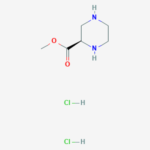 methyl (2R)-piperazine-2-carboxylate;dihydrochloride CAS 637027-25-9