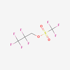 2,2,3,3,3-pentafluoropropyl trifluoromethanesulfonate CAS 6401-00-9