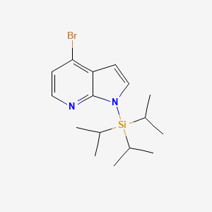 (4-bromopyrrolo[2,3-b]pyridin-1-yl)-tri(propan-2-yl)silane CAS 640735-24-6