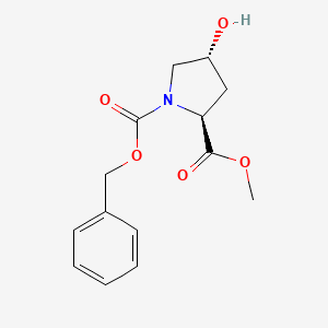 1-O-benzyl 2-O-methyl (2S,4R)-4-hydroxypyrrolidine-1,2-dicarboxylate CAS 64187-48-0