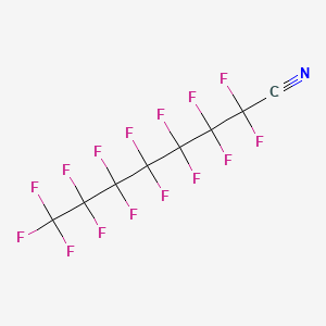 2,2,3,3,4,4,5,5,6,6,7,7,8,8,8-pentadecafluorooctanenitrile CAS 647-12-1