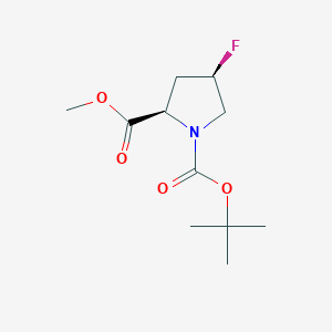 1-O-tert-butyl 2-O-methyl (2R,4R)-4-fluoropyrrolidine-1,2-dicarboxylate CAS 647857-43-0