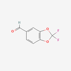 2,2-difluoro-1,3-benzodioxole-5-carbaldehyde CAS 656-42-8
