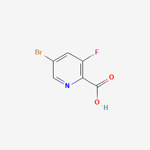 5-bromo-3-fluoropyridine-2-carboxylic acid CAS 669066-91-5