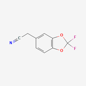 2-(2,2-difluoro-1,3-benzodioxol-5-yl)acetonitrile CAS 68119-31-3