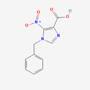 1-benzyl-5-nitroimidazole-4-carboxylic acid CAS 69195-96-6